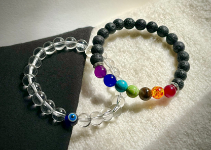 Shiv Shakti Combo - 7 Chakra + Sphatik - Divine chakra