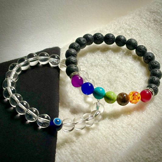Shiv Shakti Combo - 7 Chakra + Sphatik - Divine chakra